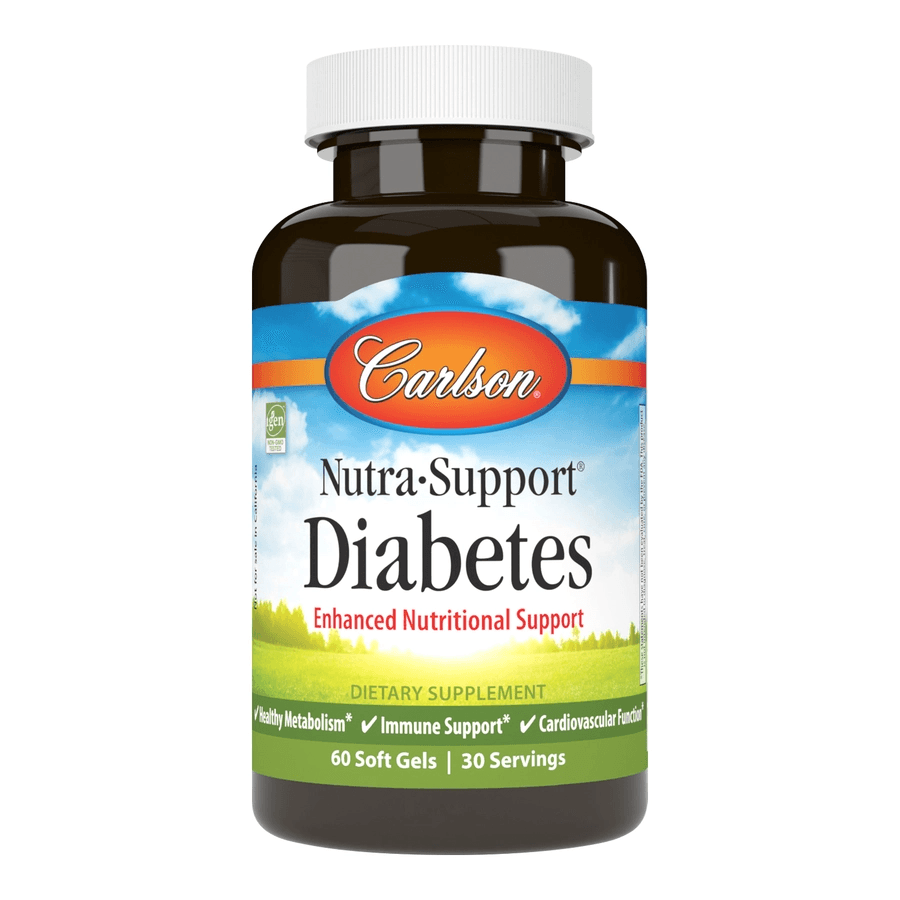 Carlson Labs Nutra-Support Diabetes Multi Nutrients, 60 мягких таблеток