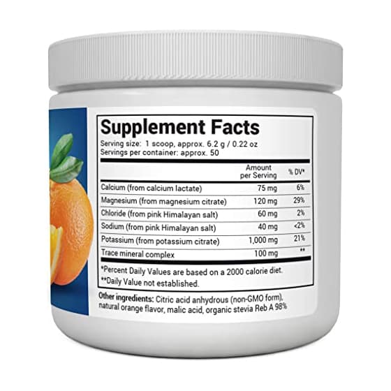 Оригинальный кето-электролитный порошок доктора Берга (330 gr - без искусственных ингредиентов, электролитный порошок без сахара, без мальтодекстрина, увлажняющий порошок - апельсиновый вкус 05/2025