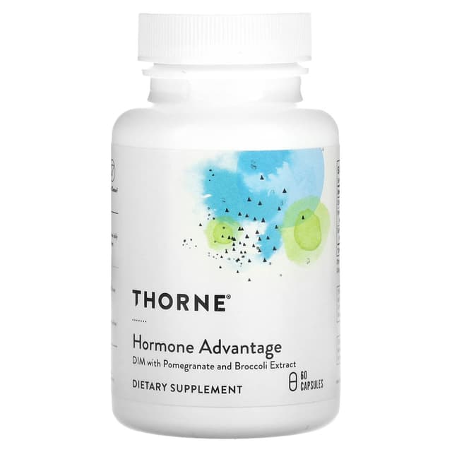 Thorne, Hormone Advantage, добавка для нормализации гормонов, 60 капсул