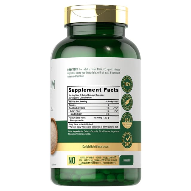 Шелуха подорожника 1530 мг Капсулы | 240 капсул