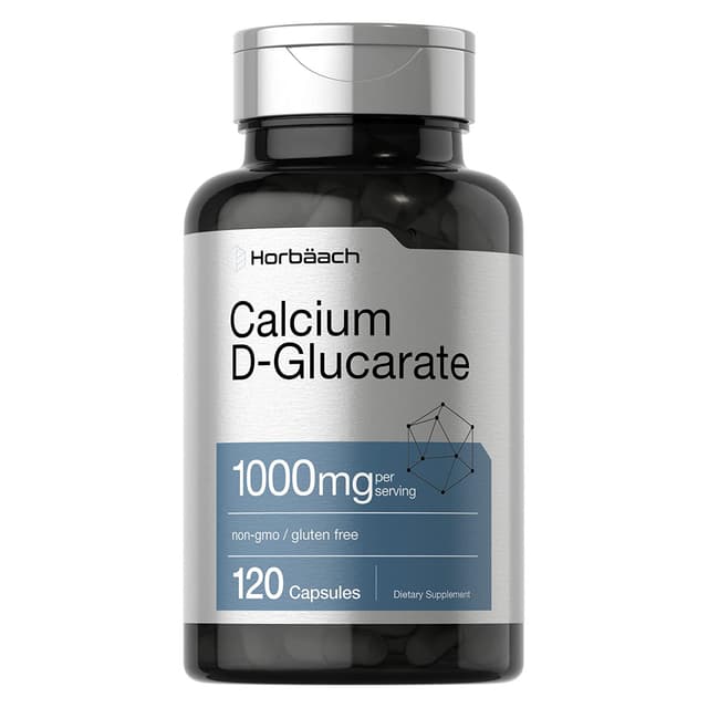Кальция D глюкарат 1000 мг | 120 капсул | Добавка без глютена без ГМО