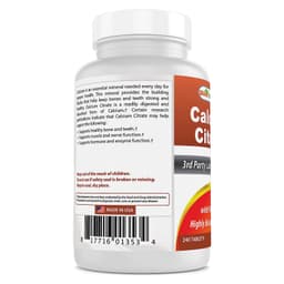 Best Naturals Цитрат кальция с витамином D-3 240, таблеток