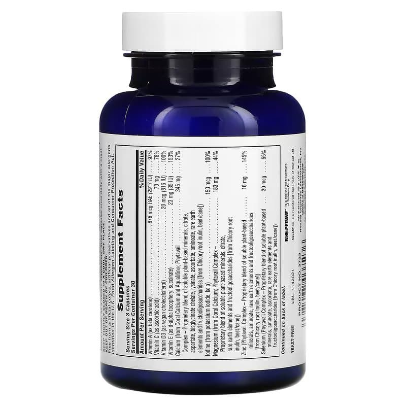 Nature's Plus, активированный коралловый кальций, 90 вегетарианских капсул
