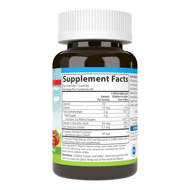 Carlson Labs, Жевательные конфеты из черной бузины + витамин С и цинк, натуральные ягоды, 50 мг, 60 вегетарианских жевательных конфет