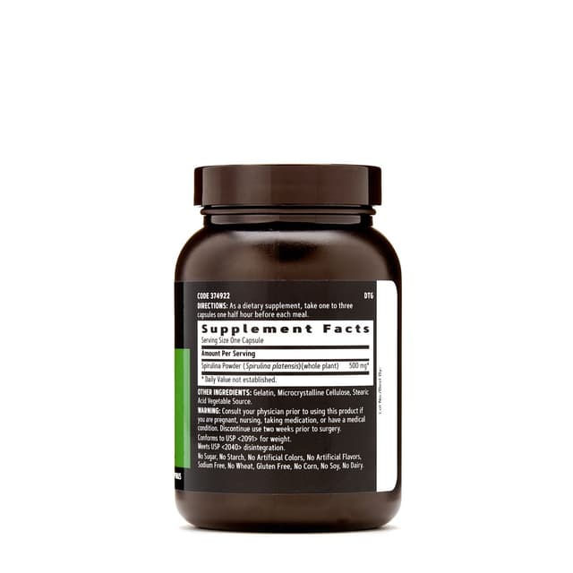 GNC (Spirulina ) Спирулина 500 мг 100 шт