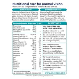 Vitabiotics - VisionCareс 30 таблеток для зрения
