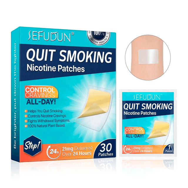 Никотиновые пластыри от курения Sefudun Quit Smoking 21мг