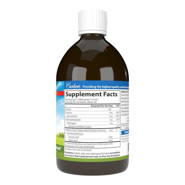 Carlson Labs Масло МСТ