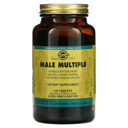 Solgar, Male Multiple, мультивитамины для мужчин, 120 таблеток
