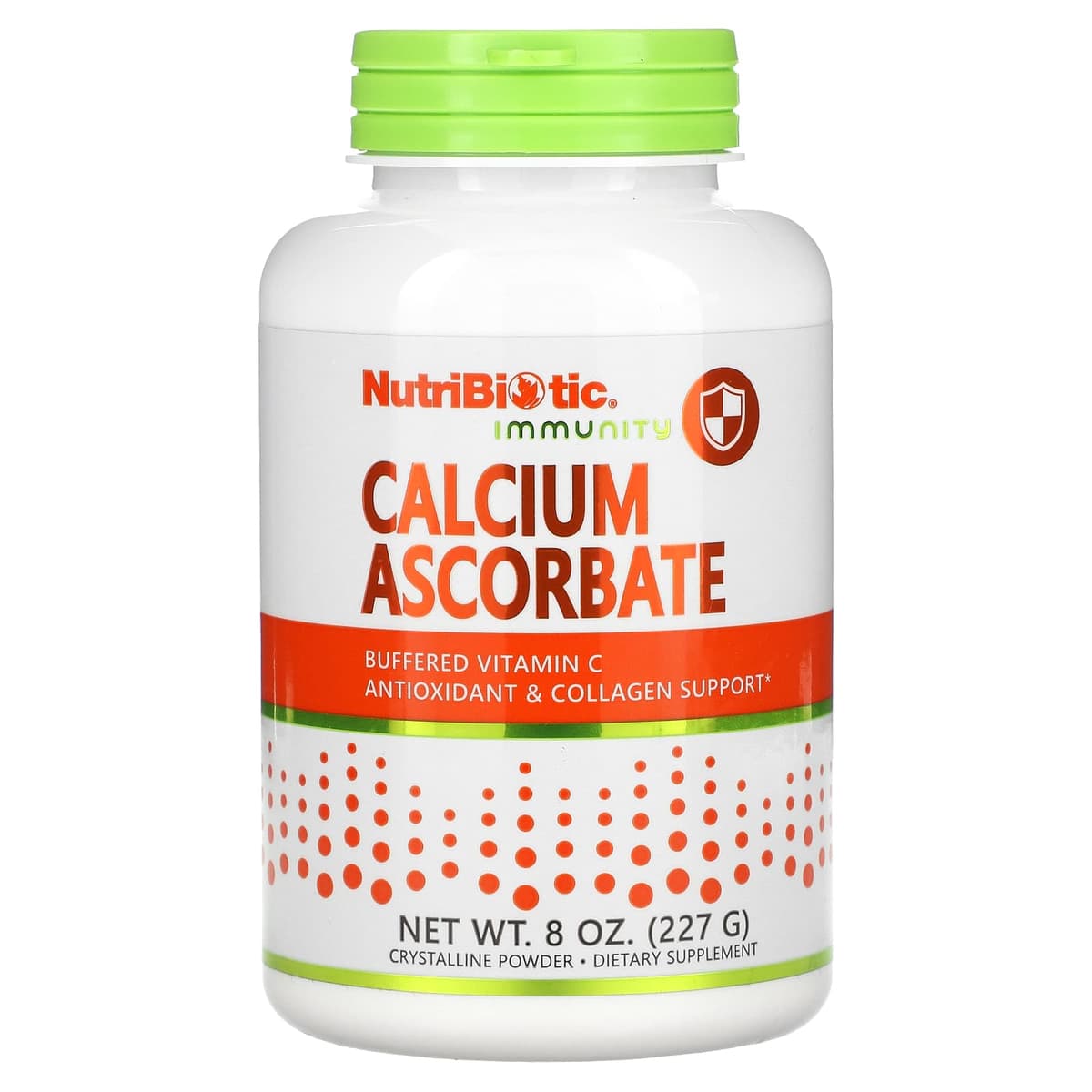 NutriBiotic, Immunity, аскорбат кальция, 227 г