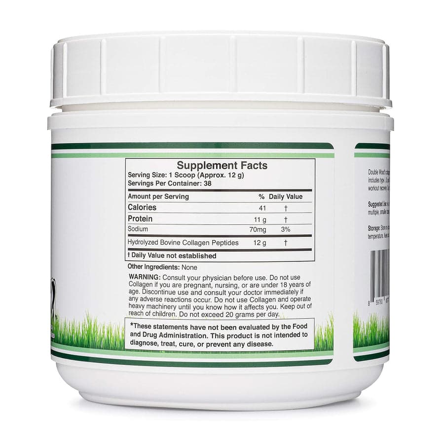 Double Wood peptides type 1-2-3 - Коллагеновые пептиды в порошке 456 gr