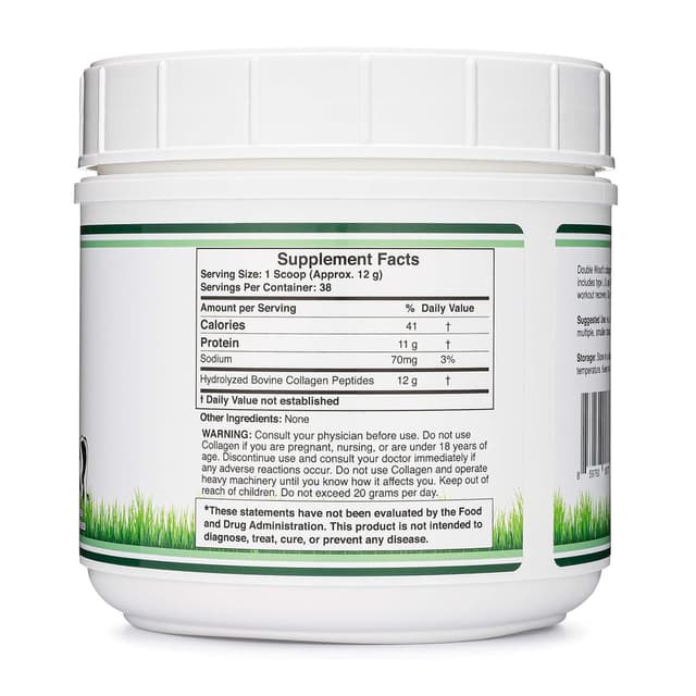 Double Wood peptides type 1-2-3 - Коллагеновые пептиды в порошке 456 gr