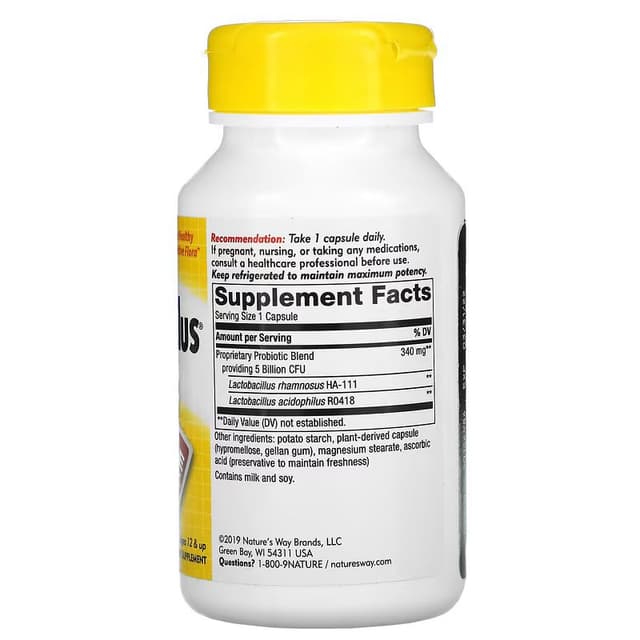 Nature's Way, Primadophilus, оригинальный, для детей и взрослых от 12 лет, 5 млрд КОЕ, 90 вегетарианских капсул