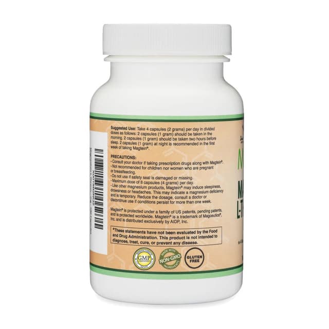 Double Wood - Magnesium L-Threonate Magtein (L-треонат магния) 120 капсул