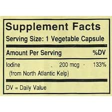 Solgar North Atlantic Kelp - 100 растительных капсул