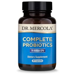 Комплекс пробиотиков Dr. Mercola, 60 штук, 30 порций, два раза в день, 70 миллиардов КОЕ, устойчивы к кислотам и желчи, способствуют здоровому пищеварению и поддерживают иммунную систему