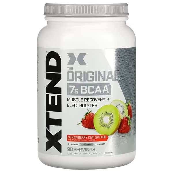 Xtend, The Original, 7 г аминокислот с разветвленной цепью (BCAA), со вкусом клубники и киви, 1,26 кг
