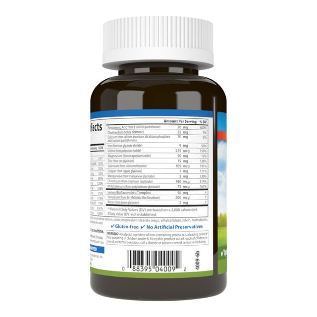 Carlson Labs Супер 1 Ежедневно витамины и минералы, 60 вегетарианских таблеток