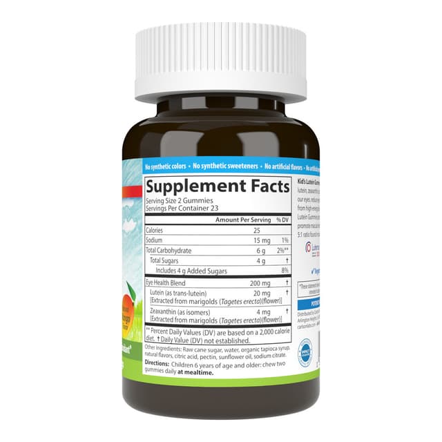 Carlson Labs Детские жевательные конфеты с лютеином, 46 вегетарианских капсул