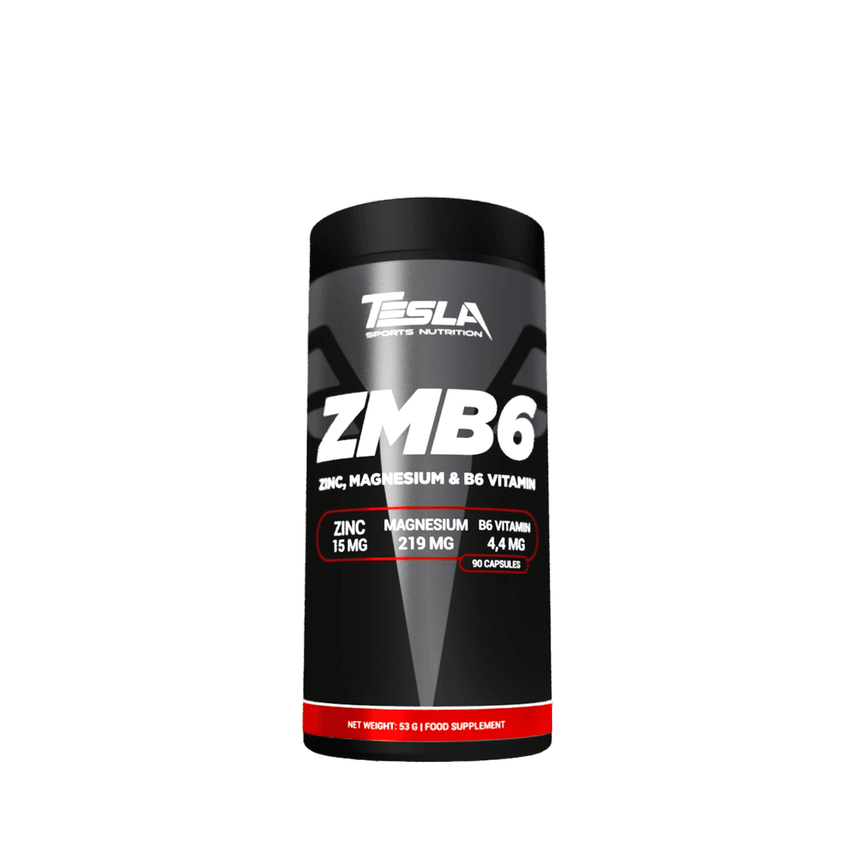 Tesla Sports Nutririon - ZMB6, 54 гр. спортивная пищевая добавка - цинк, магний и витамин B6