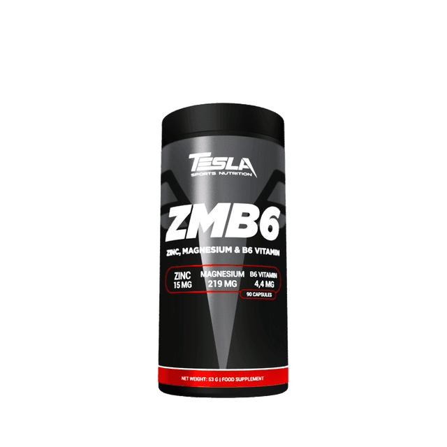 Tesla Sports Nutririon - ZMB6, 54 гр. спортивная пищевая добавка - цинк, магний и витамин B6
