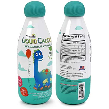 Naturade Жидкий кальций с магнием и витамином D3 для детей, 16 жидких унций