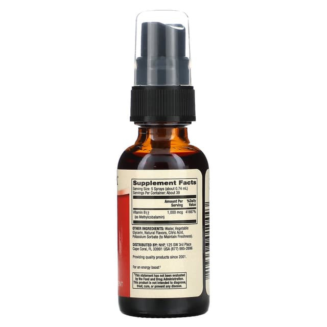 Dr. Mercola, метил витамин B12 для заряда энергии, натуральный вкус ежевики, 29 мл