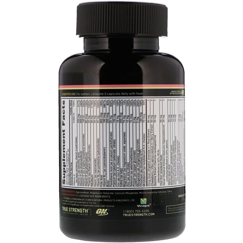 Optimum Nutrition, Opti-Women, 60 капсул