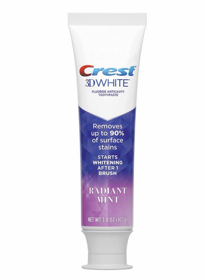 CREST 3D WHITE GLAMOROUS WHITE NEW 2022 - ОТБЕЛИВАЮЩАЯ ЗУБНАЯ ПАСТА