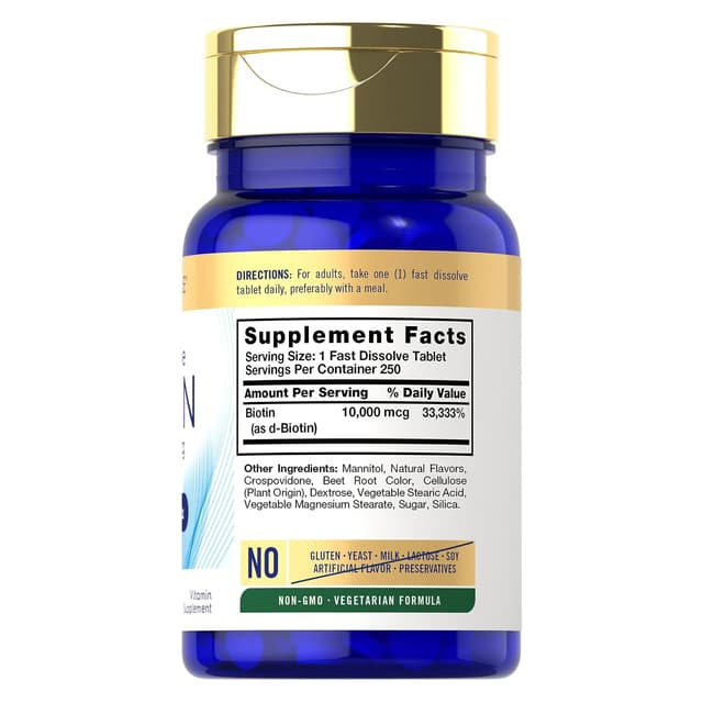 Carlyle - Биотин 10000 мкг, 250  таблеток