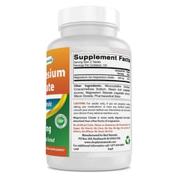 Магний цитрат magnesium citrate Best Naturals, 400 мг, 250 таблеток