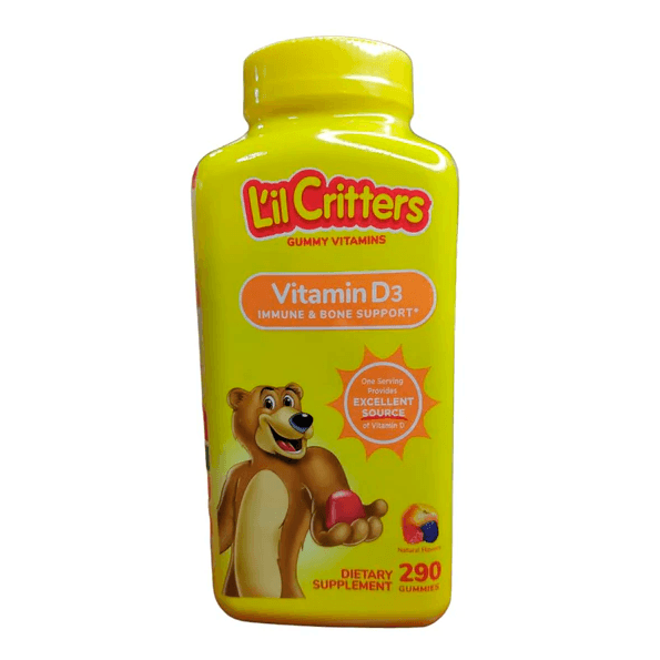 Lil Critters витамин D3 290 жевательных резинок