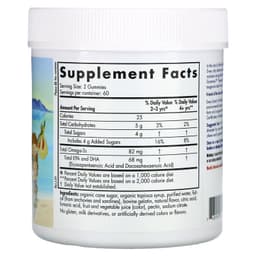 Nordic Naturals, Nordic Omega-3, лакомства со вкусом мандарина, 41 мг, 120 жевательных мармеладок