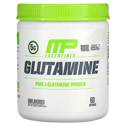 MusclePharm, Essentials, глутамин, без ароматизатора, 300 г