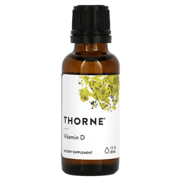 Thorne Research, витамин D в жидкой форме, 30 мл