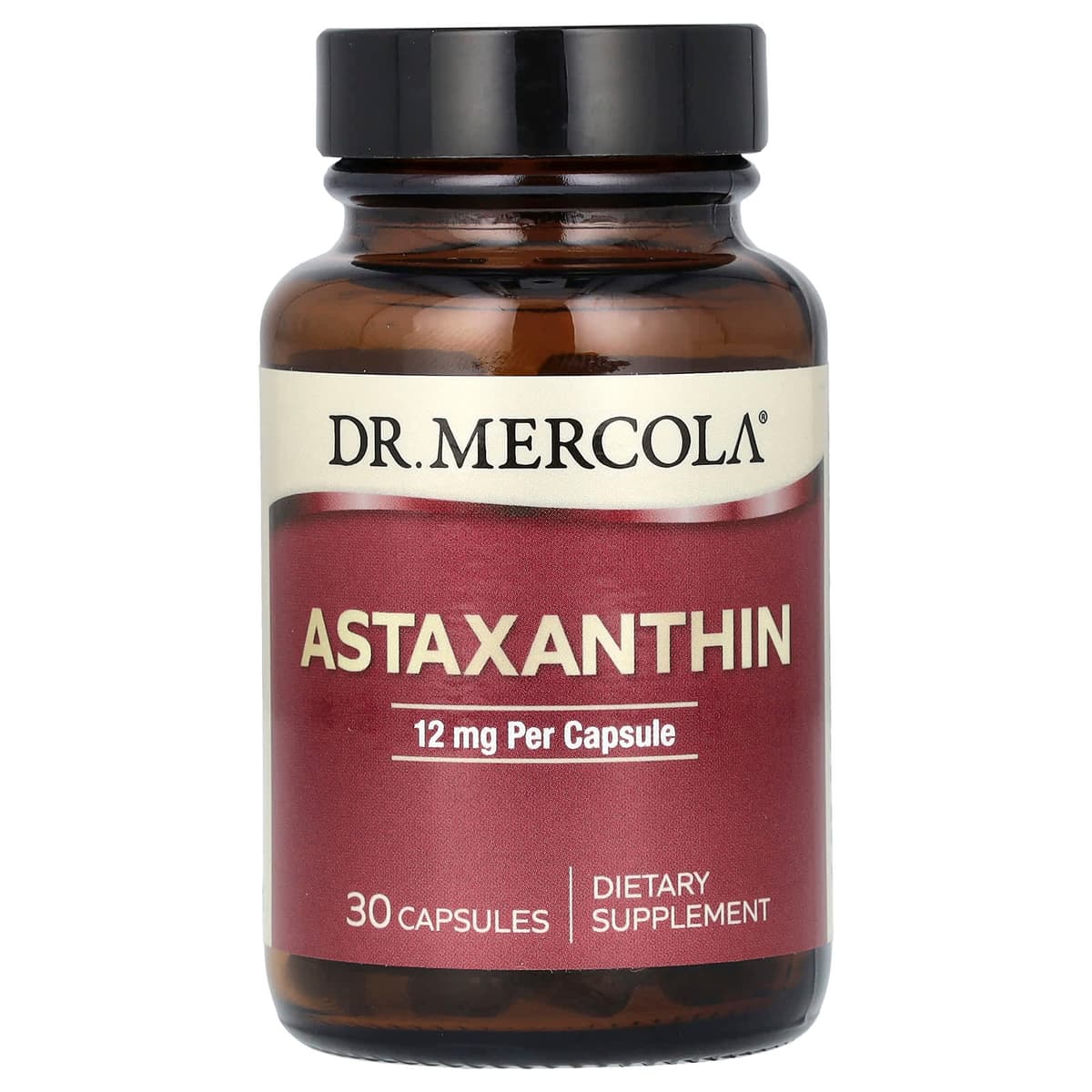 Dr. Mercola, астаксантин 12 мг, 30 капсул