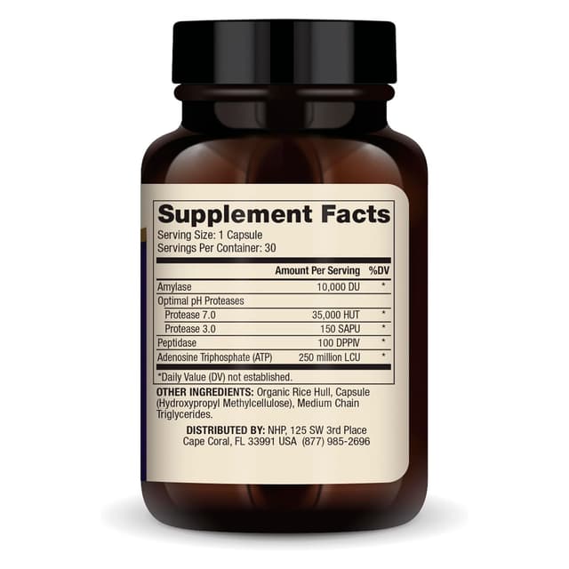 Dr. Mercola Gluten Enzymes - Глютеновые ферменты, 30 капсул, без ГМО, без глютена, без сои