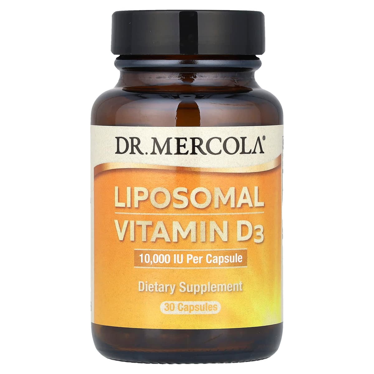 Dr. Mercola, Липосомальный витамин D3, 10 000 МЕ, 30 капсул