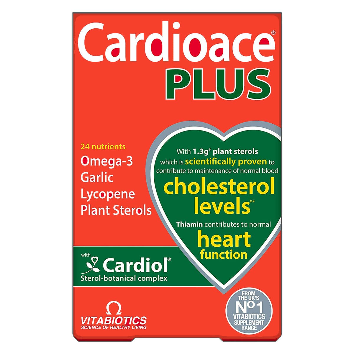 Vitabiotics Cardio Plus - для поддержки здоровья сердца