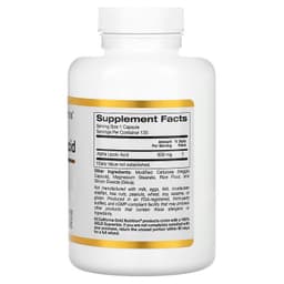 California Gold Nutrition, альфа-липоевая кислота, 600 мг, 120 растительных капсул