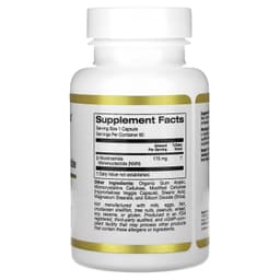 California Gold Nutrition, NMN (никотинамид мононуклеотид), 175 мг, 60 растительных капсул