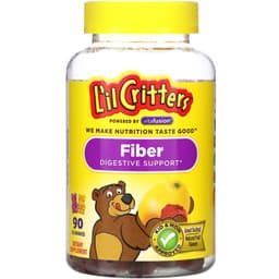 L'il Critters, Клетчатка для поддержки пищеварения, натуральные фруктовые вкусы, 90 жевательных конфет