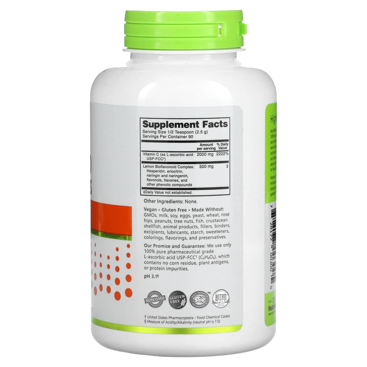 NutriBiotic, Immunity, аскорбиновая кислота с биофлавоноидами, кристаллический порошок, 227 г