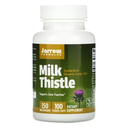 Jarrow Formulas, Расторопша, 150 мг, 100 вегетарианских капсул