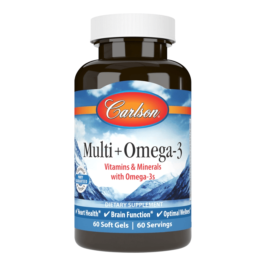 Carlson Labs, витамины и минералы с омега 3