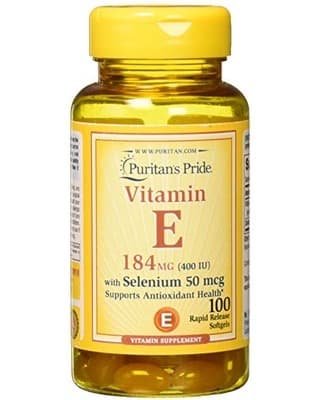Puritan’s Pride Витамин E-180 мг (400 МЕ) 100 шт