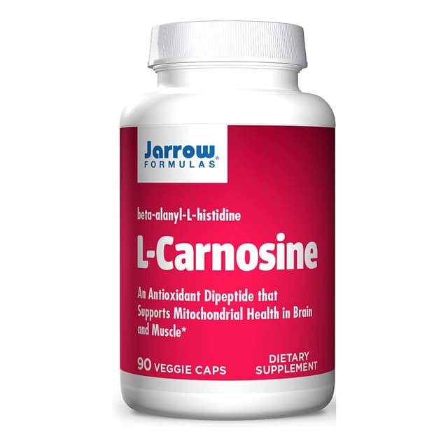Jarrow Formulas, L-карнозин, 90 растительных капсул