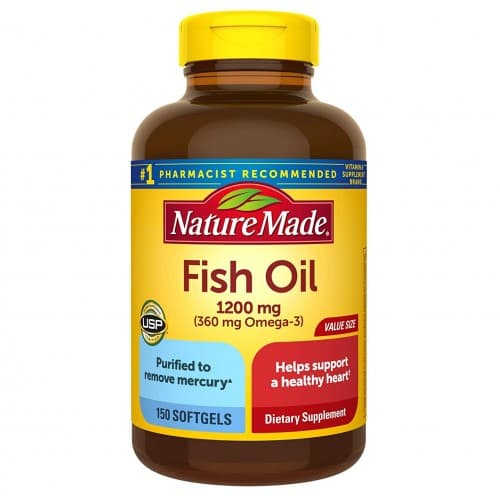 ЖИРНЫЕ КИСЛОТЫ NATURE MADE FISH OIL 1200 MG - 150 капсул