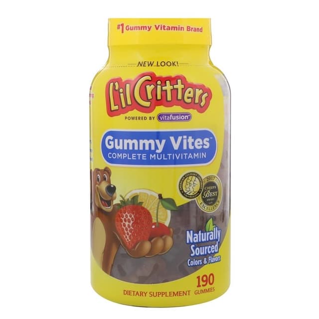 L'il Critters, Gummy Vites, полноценные мультивитамины, 190 жевательных мармеладок