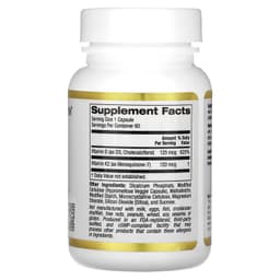 California Gold Nutrition, витамины D3 и К2, 60 растительных капсул